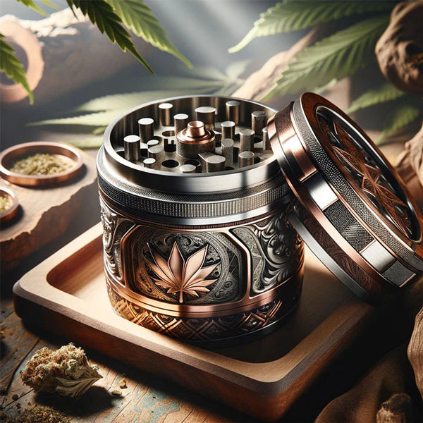 Tobacco Grinder 4pc X50C 6ct Box - Premium  from H&S WHOLESALE - Just $40! Shop now at H&S WHOLESALE