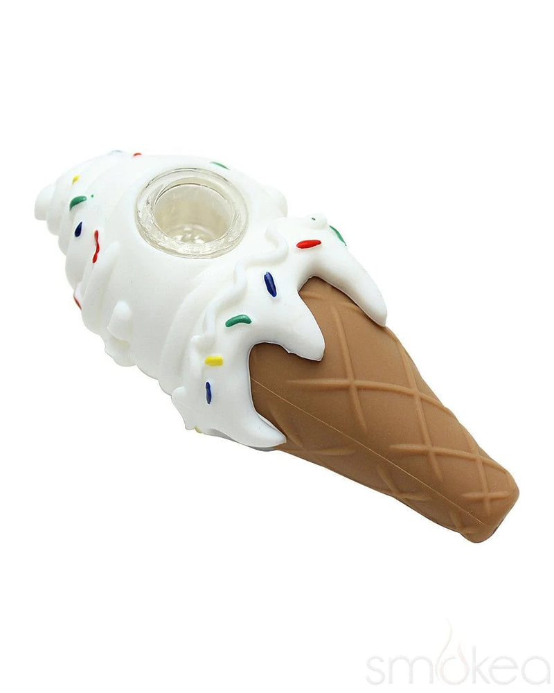 Silicone Hand Pipe Ice Cream - Premium  from H&S WHOLESALE - Just $4.50! Shop now at H&S WHOLESALE