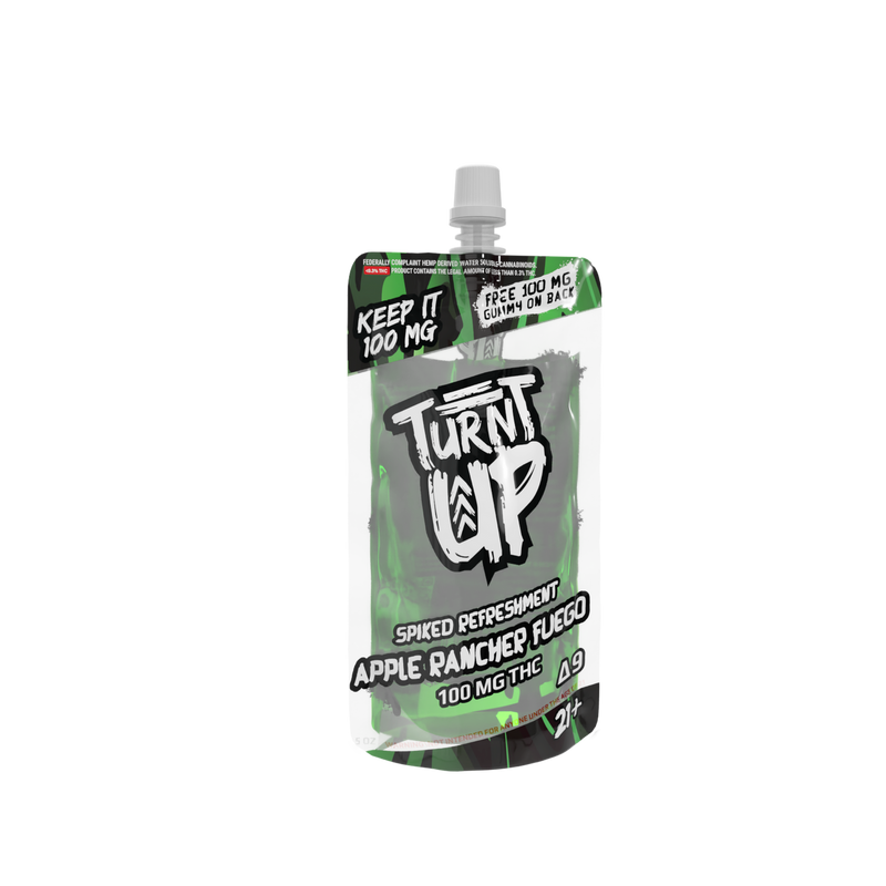 Turnt Up Delta 9 Spiked Refreshmint 100mg Juice Bag 1ct - Premium  from H&S WHOLESALE - Just $6! Shop now at H&S WHOLESALE