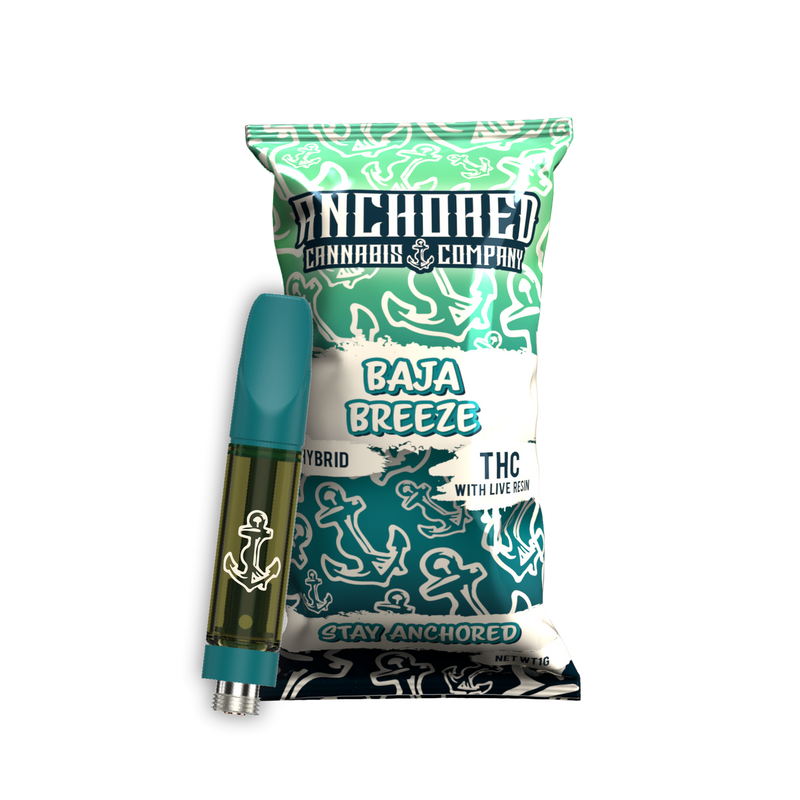 Anchored THC-A 1g Live Resin Cartridge 5ct Bag - Premium  from H&S WHOLESALE - Just $45! Shop now at H&S WHOLESALE