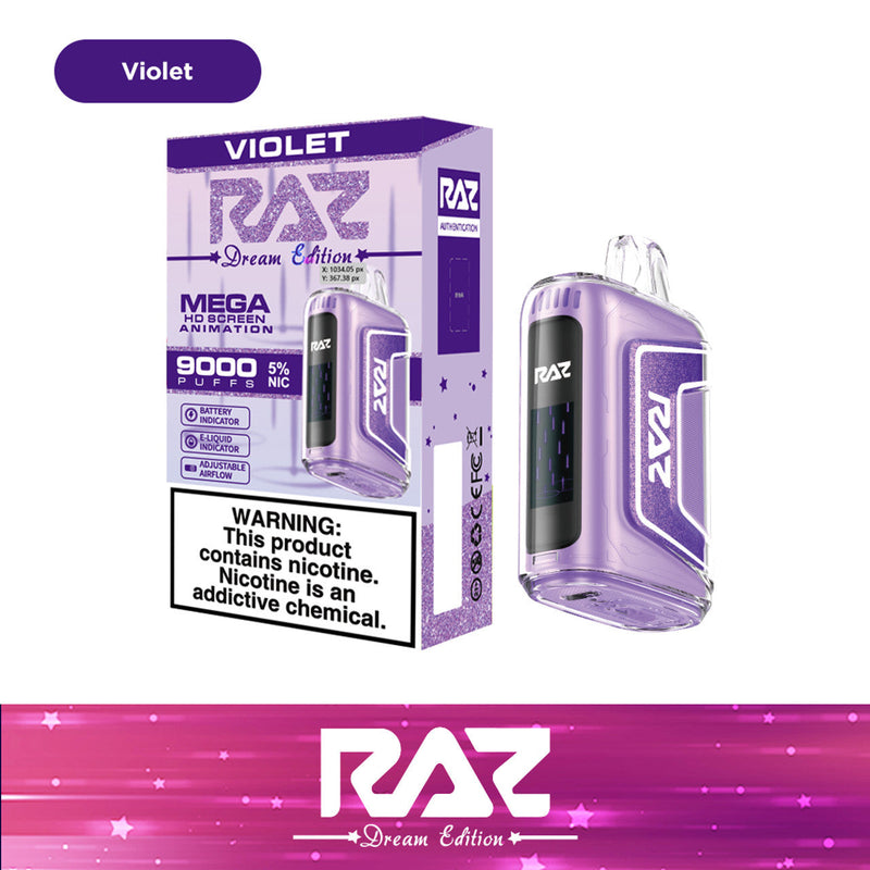 RAZ TN9000 Puffs Mega HD Screen 5ct Display 5% Nic Disposable Vape - Premium  from H&S WHOLESALE - Just $42.50! Shop now at H&S WHOLESALE