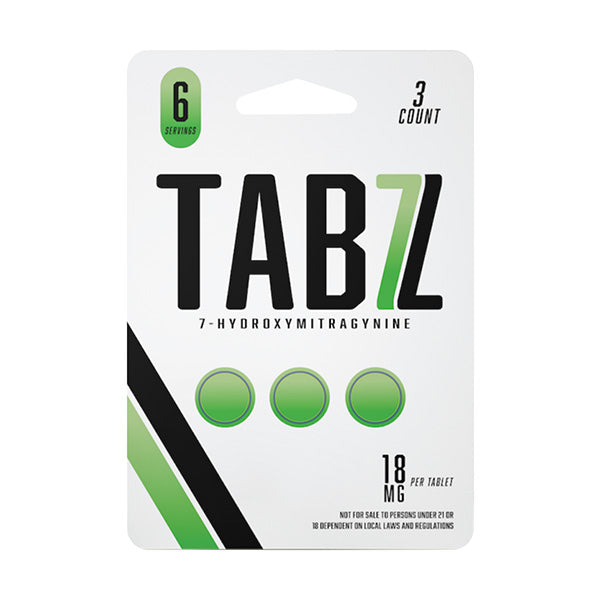 Tabz 7-hydroxymitragynine 3ct 18mg Per Tablet 10ct Box