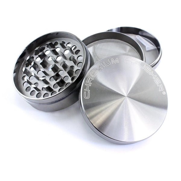 Chromium Crusher - Eazy Grip 4pc XXL Grinder Silver 1ct - Premium  from H&S WHOLESALE - Just $23! Shop now at H&S WHOLESALE