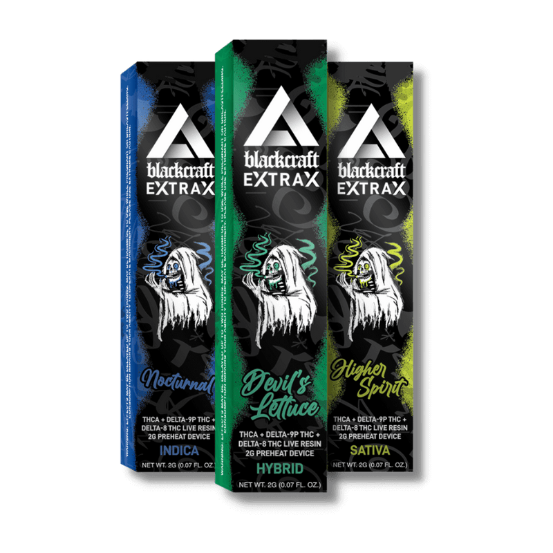 BlackCraft Extrax Preheat 2g THC-A+D-9P+D8 Live Resin 1ct Disposable Vape - Premium  from H&S WHOLESALE - Just $13.00! Shop now at H&S WHOLESALE