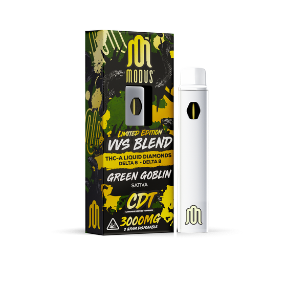 MODUS VVS Blend 3g THC-Liquid Diamond D6+D8 1ct Disposable Vape - Premium  from H&S WHOLESALE - Just $19.00! Shop now at H&S WHOLESALE