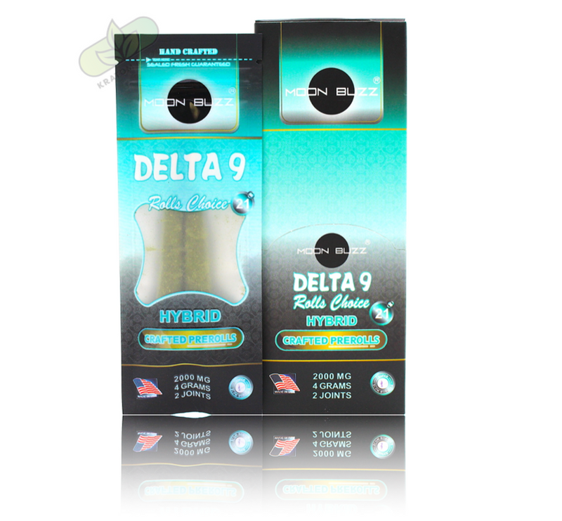 Moon Buzz Delta 9 Pre-Rolls 2000mg 4g 2 Joints 6ct Display Box - Premium  from H&S WHOLESALE - Just $24.00! Shop now at H&S WHOLESALE