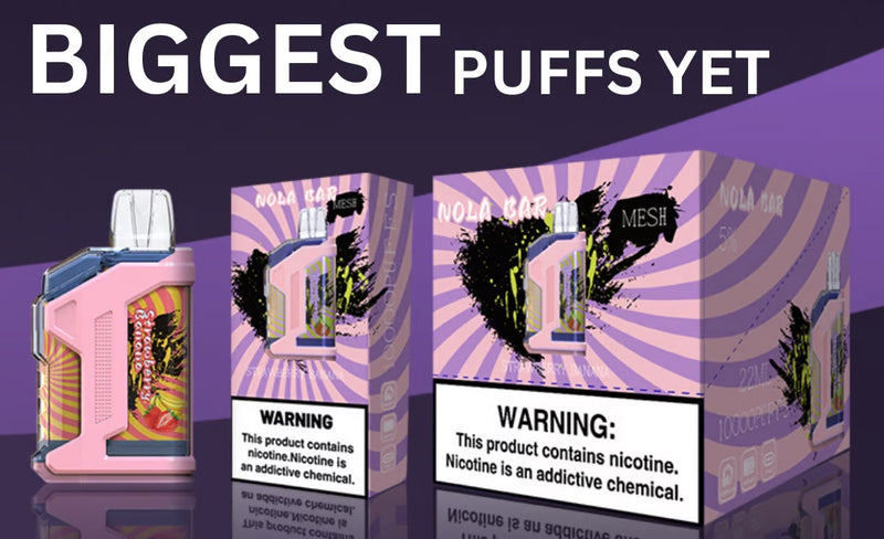 NOLA Bar 10,000 Puffs 22ml 5% Nic 10ct Display disposable Vape - Premium  from H&S WHOLESALE - Just $90.00! Shop now at H&S WHOLESALE