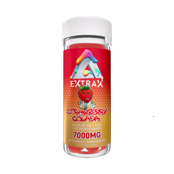 Extrax Adios Live Resin 7000mg THC-A & Delta 9P 20ct 350mg Each 1ct Gummies Jar - Premium  from H&S WHOLESALE - Just $16! Shop now at H&S WHOLESALE