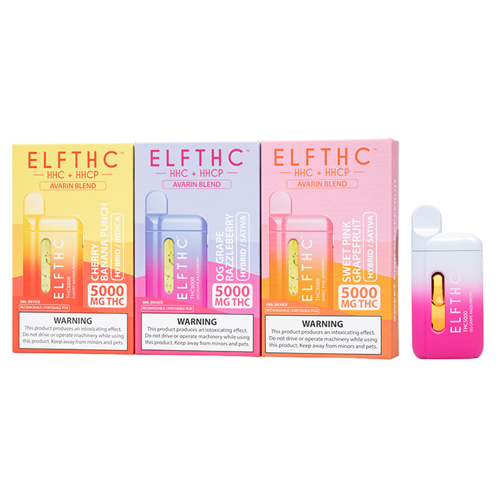 ELFTHC Telerin Blend 5g D8+D10+D11+THC-P 1ct Disposable Vape - Premium  from H&S WHOLESALE - Just $25! Shop now at H&S WHOLESALE