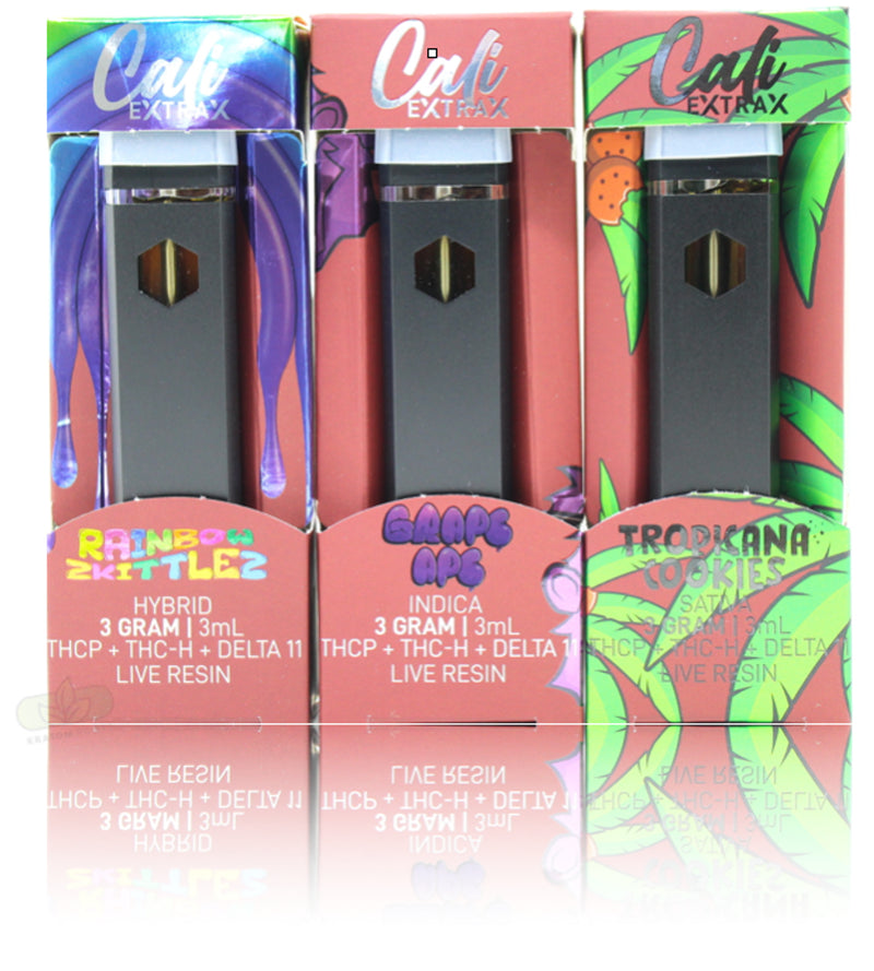 Cali Extrax Live Resin 3g THC-P & THC-H & HXY11 Disposable Vape 1ct - Premium  from H&S WHOLESALE - Just $16.00! Shop now at H&S WHOLESALE