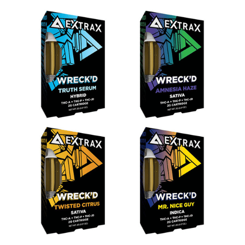 Extrax Wreck’D 2g THC-A+THC-P+THC-JD 1ct Cartridge - Premium  from H&S WHOLESALE - Just $10.00! Shop now at H&S WHOLESALE