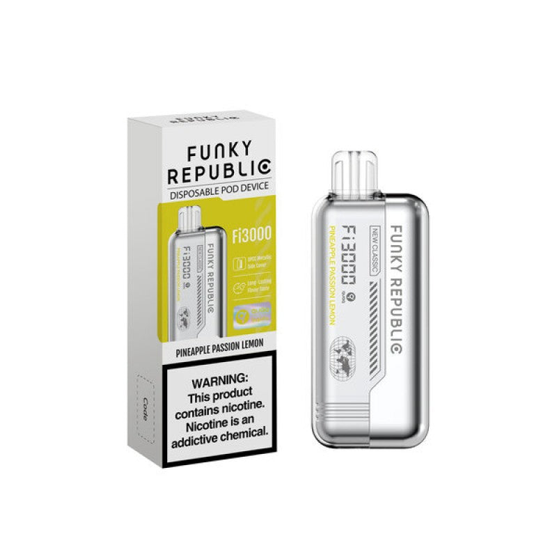 Funky Republic FI3000 Puffs 5% Nic 40ML Disposable Vape 10ct Display - Premium  from H&S WHOLESALE - Just $25! Shop now at H&S WHOLESALE