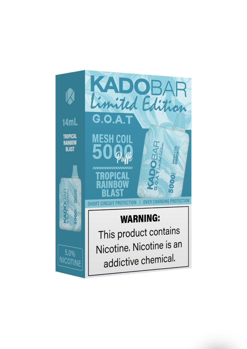 Kado Bar Goat Limited Edition 5000 Puffs MESH COIL RECHARGEABLE DISPOSABLE DEVICE 5CT - Premium  from H&S WHOLESALE - Just $37.50! Shop now at H&S WHOLESALE