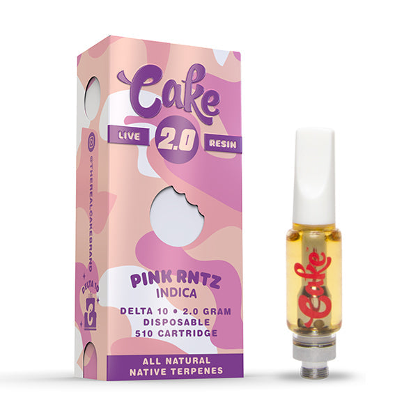 Cake 2g Delta 10 Live Resin 510 Cartridge 1ct - Premium  from H&S WHOLESALE - Just $12! Shop now at H&S WHOLESALE