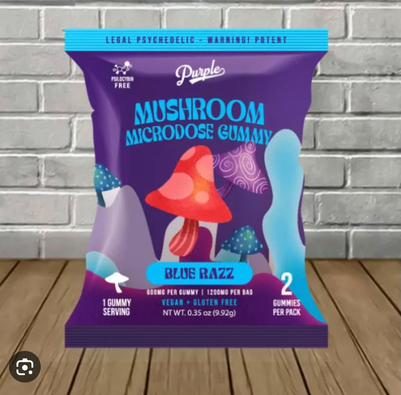 Purple Magic Amanita Mushroom Gummies 1200mg 2ct Gummies 20ct Display - Premium  from H&S WHOLESALE - Just $90.00! Shop now at H&S WHOLESALE