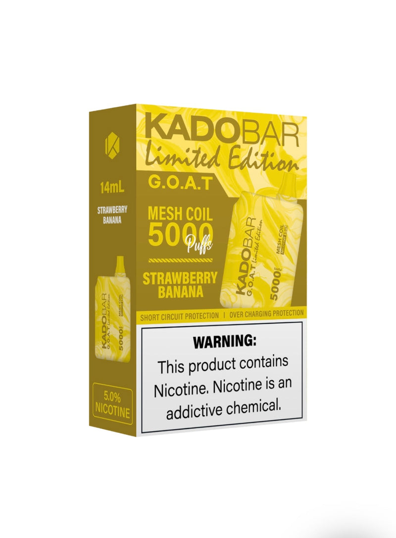 Kado Bar Goat Limited Edition 5000 Puffs MESH COIL RECHARGEABLE DISPOSABLE DEVICE 5CT - Premium  from H&S WHOLESALE - Just $37.50! Shop now at H&S WHOLESALE