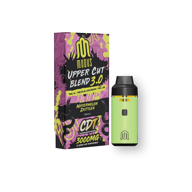 MODUS Upper Cut Blend 3.0 Live resin THC-H+D8+THC-JD 1ct Disposable Vape - Premium  from H&S WHOLESALE - Just $14! Shop now at H&S WHOLESALE