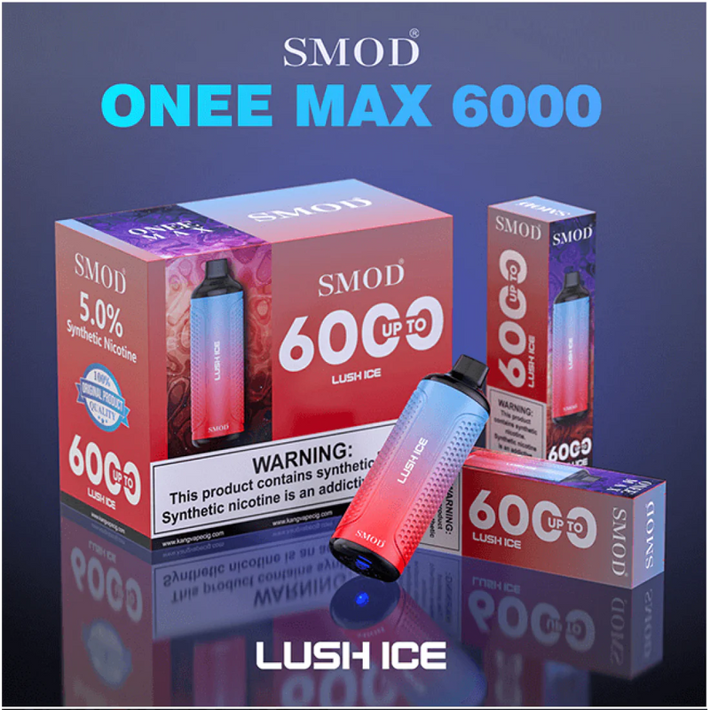 SMOD Onee Max 6000 Puffs 10ct Disposable Vape - Premium  from H&S WHOLESALE - Just $75.00! Shop now at H&S WHOLESALE