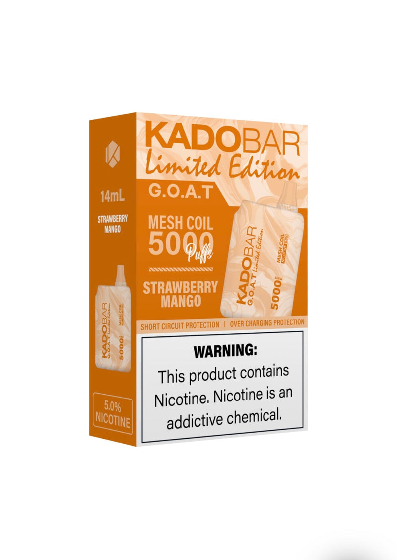 Kado Bar Goat Limited Edition 5000 Puffs MESH COIL RECHARGEABLE DISPOSABLE DEVICE 5CT - Premium  from H&S WHOLESALE - Just $37.50! Shop now at H&S WHOLESALE