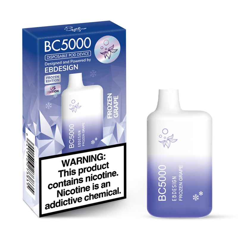 EBDESIGN BC5000 Frozen Edition 4% Nic 10ct Display Disposable Vape - Premium  from H&S WHOLESALE - Just $85! Shop now at H&S WHOLESALE