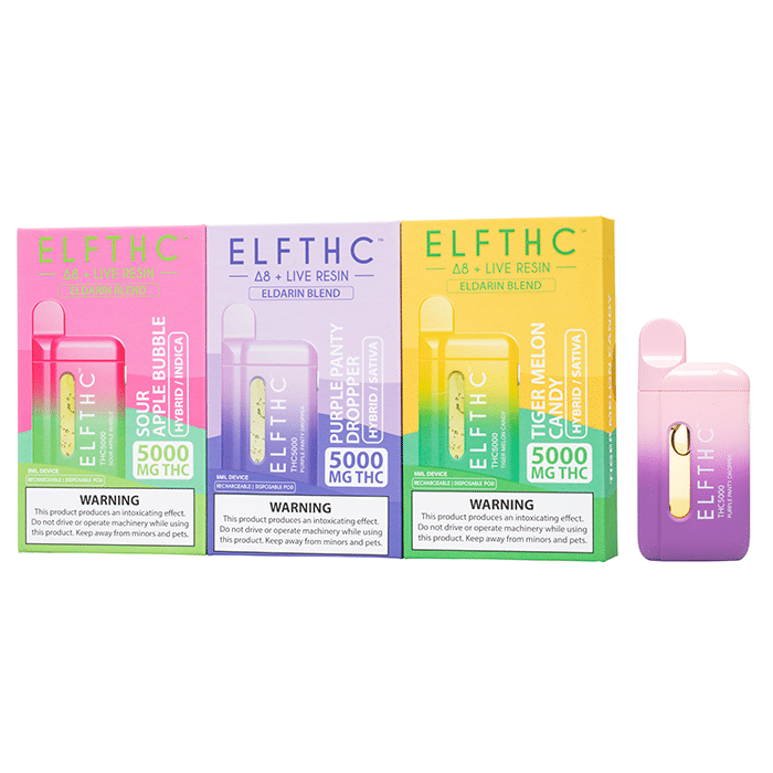 ELFTHC Telerin Blend 5g D8+D10+D11+THC-P 1ct Disposable Vape - Premium  from H&S WHOLESALE - Just $25! Shop now at H&S WHOLESALE