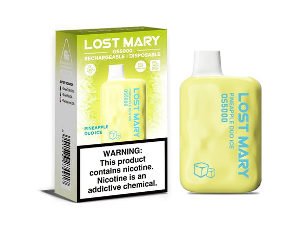 Lost Mary BY EB OS5000 Puffs 40mg 4% Nic Frozen Edition 10ct Display Disposable Vape - Premium  from H&S WHOLESALE - Just $65! Shop now at H&S WHOLESALE