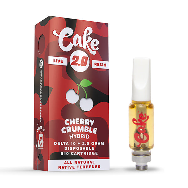 Cake 2g Delta 10 Live Resin 510 Cartridge 1ct - Premium  from H&S WHOLESALE - Just $12! Shop now at H&S WHOLESALE