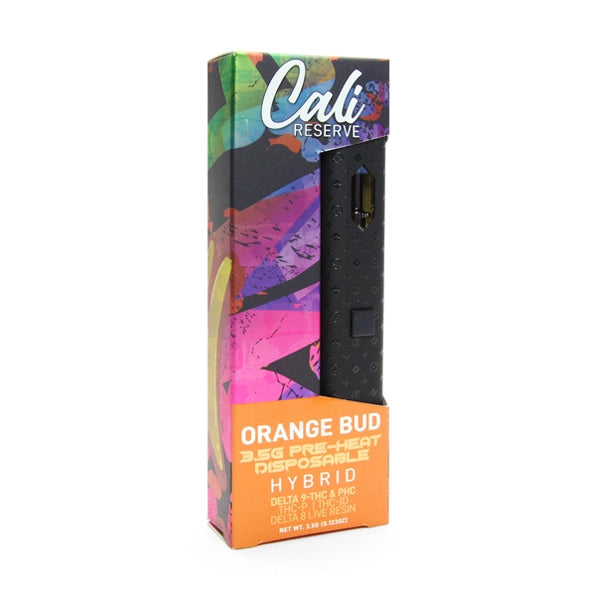 Cali Reserve By Extrax 3.5g Live Resin D9 & PHC & D8 & THC-JD Pre-Heat Disposable Vape 1ct - Premium  from H&S WHOLESALE - Just $17.00! Shop now at H&S WHOLESALE