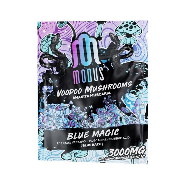 MODUS VooDoo Mushrooms 4g Amanita Muscaria 6ct 3000mg 500mg Each Gummies - Premium  from H&S WHOLESALE - Just $14.00! Shop now at H&S WHOLESALE