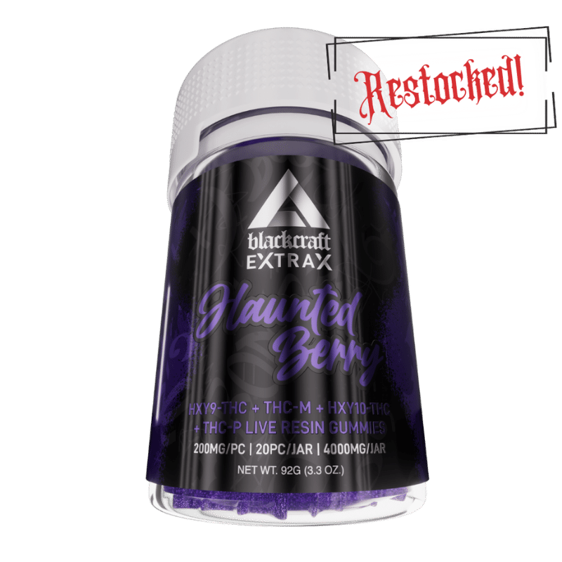 BlackCraft Extrax 4000mg Live Resin HXY9+THC-C+HXY10+THC-P 200mg 1ct Gummies - Premium  from H&S WHOLESALE - Just $15.00! Shop now at H&S WHOLESALE