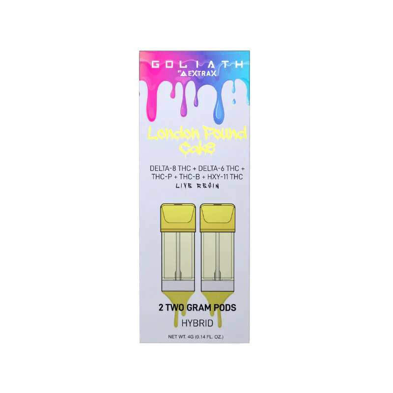 Goliath Extrax Pods System D8+D6+THC-P+THC-B+HXY11 Live Resin 1 Device & 2 Pods - Premium  from H&S WHOLESALE - Just $18.00! Shop now at H&S WHOLESALE