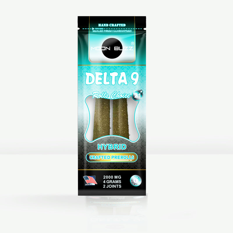 Moon Buzz Delta 9 Pre-Rolls 2000mg 4g 2 Joints 6ct Display Box - Premium  from H&S WHOLESALE - Just $24.00! Shop now at H&S WHOLESALE