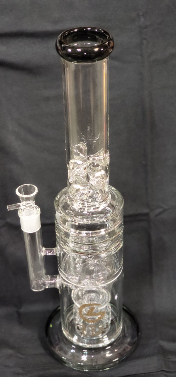 Lotus Glass Water Pipe - Premium  from H&S WHOLESALE - Just $85.00! Shop now at H&S WHOLESALE