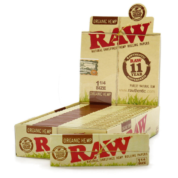 RAW 1 1/4 Rolling paper 24ct - Premium  from H&S WHOLESALE - Just $19! Shop now at H&S WHOLESALE