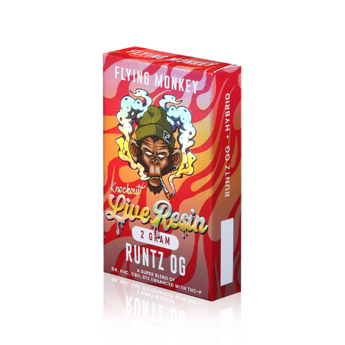 Flying monkey knockout Live Resin 2g D8 & HHC & CBD & D10 & THC-P Disposable vape - Premium  from H&S WHOLESALE - Just $15! Shop now at H&S WHOLESALE