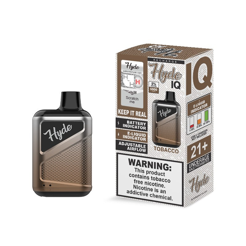 Hyde IQ 5000 puffs 5% 10ct disposable vape - Premium  from H&S WHOLESALE - Just $75! Shop now at H&S WHOLESALE