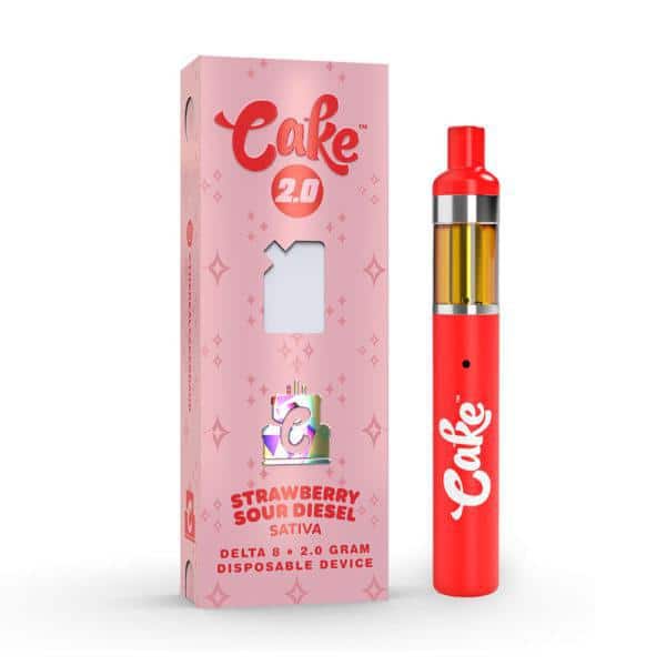 Cake 2g Delta 8 Disposable Vape 1ct - Premium  from H&S WHOLESALE - Just $14! Shop now at H&S WHOLESALE