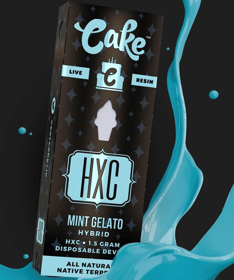 Cake HXC LIVE RESIN 1.5g disposable vape - Premium  from H&S WHOLESALE - Just $21.00! Shop now at H&S WHOLESALE