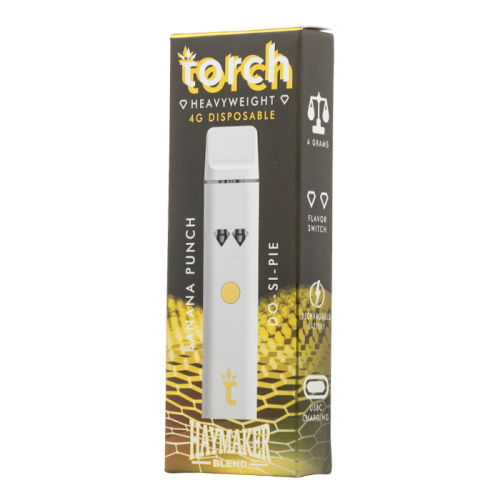 Torch Heavyweight 4g Haymaker THC-H & D11 & THC-JD 1ct Disposable Vape - Premium  from H&S WHOLESALE - Just $20.00! Shop now at H&S WHOLESALE