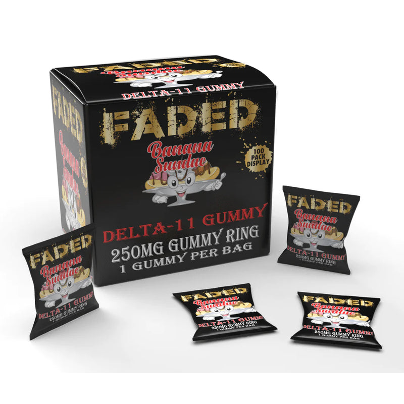 Faded 25,000mg Gummy Ring 100ct Disply - Premium  from H&S WHOLESALE - Just $210.00! Shop now at H&S WHOLESALE