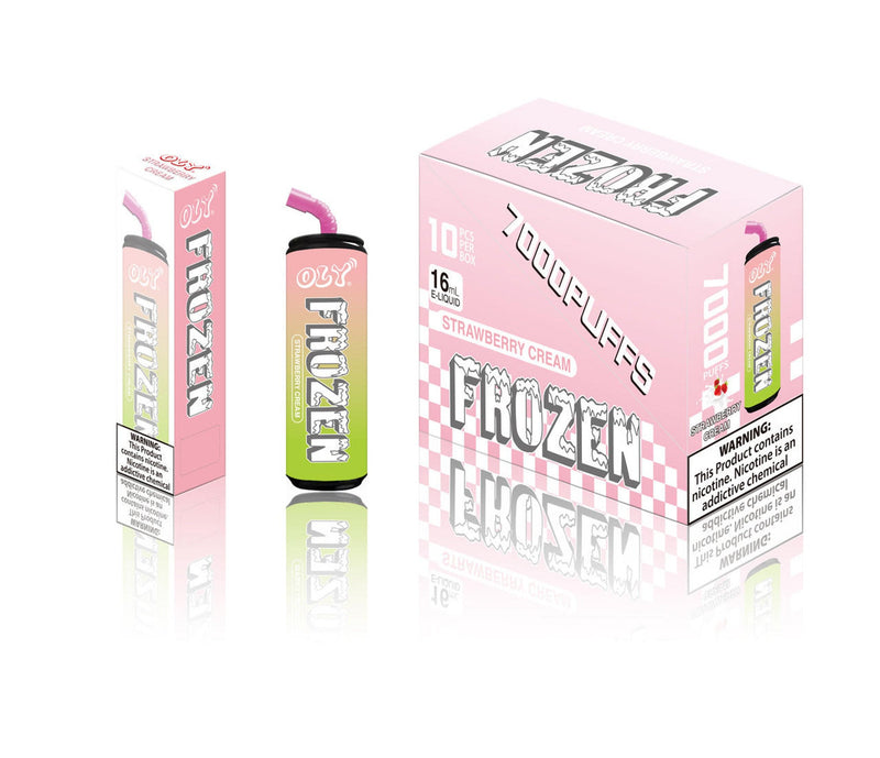 OLY Frozen 7000 Puffs 16ml 5% nic rechargeable 10ct box - Premium  from H&S WHOLESALE - Just $69.99! Shop now at H&S WHOLESALE