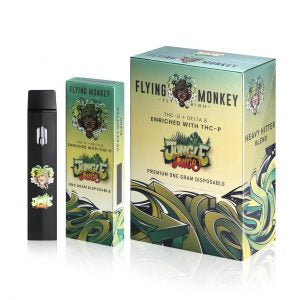 Flying Monkey Heavy Hitter blend THC-O + Delta 8 with THC-P 1g disposable - Premium  from H&S WHOLESALE - Just $12.00! Shop now at H&S WHOLESALE