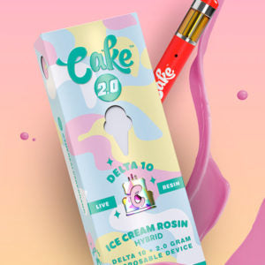 Cake 2g Delta 10 Live Resin Disposable Vape 1ct - Premium  from H&S WHOLESALE - Just $14! Shop now at H&S WHOLESALE