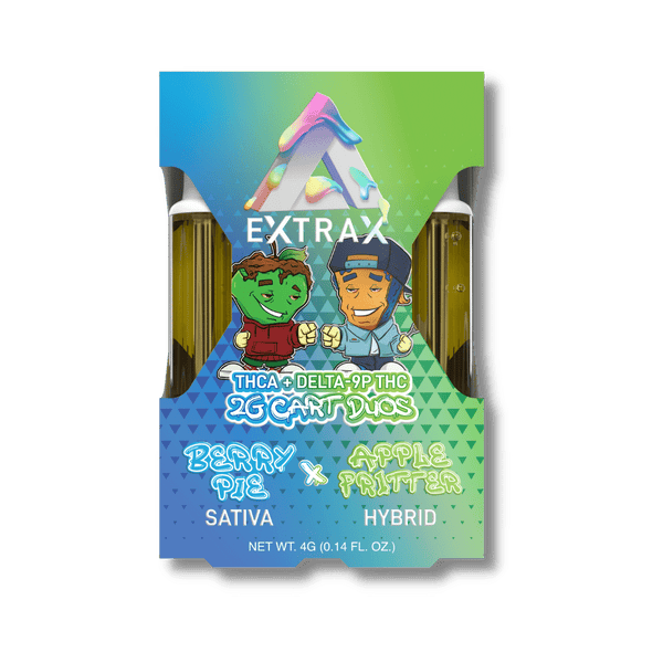 Extrax Adios Blend 2gX2 THC-A & Delta 9P 1ct cartridges - Premium  from H&S WHOLESALE - Just $20.00! Shop now at H&S WHOLESALE