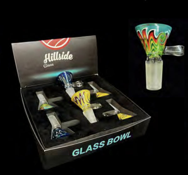 HillSide 6ct Display Colorful Glass bowl BX-077-14 - Premium  from H&S WHOLESALE - Just $30! Shop now at H&S WHOLESALE