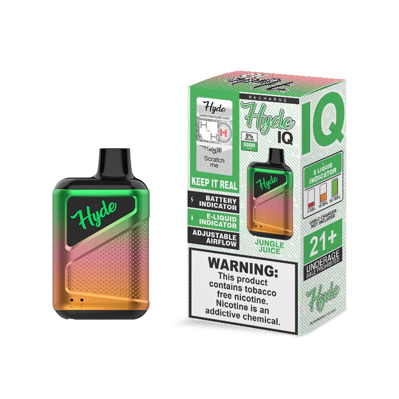 Hyde IQ 5000 puffs 5% 10ct disposable vape - Premium  from H&S WHOLESALE - Just $80.00! Shop now at H&S WHOLESALE