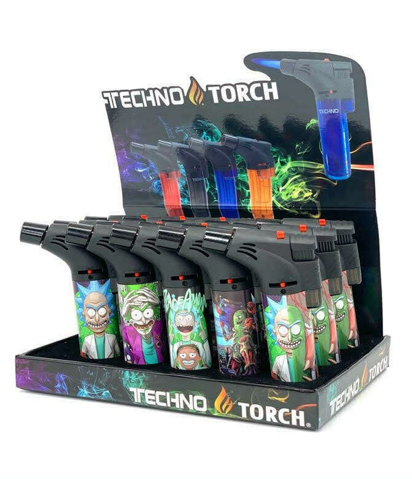 Techno Angle Torch Butane Gas Torch Lighter 15ct - Premium  from H&S WHOLESALE - Just $30.00! Shop now at H&S WHOLESALE