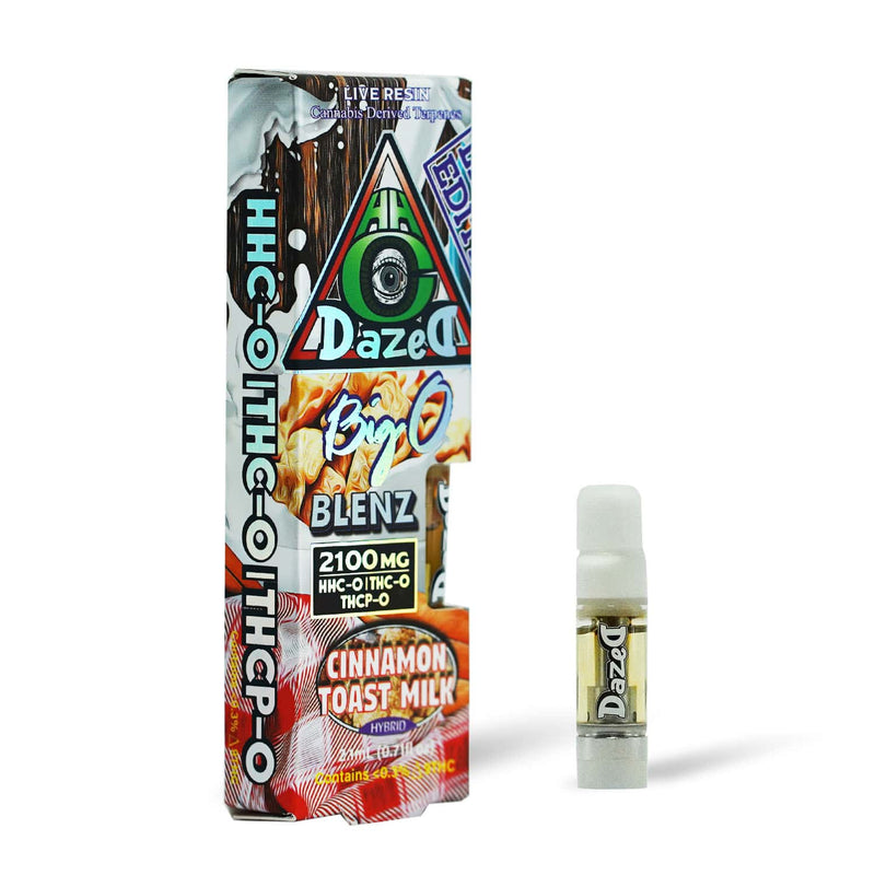 DazeD8 Big O Blenz HHC-O&THC-O&THCP-O Live Resin 2100mg cartridges - Premium  from H&S WHOLESALE - Just $14.00! Shop now at H&S WHOLESALE