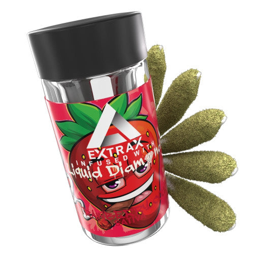 Extrax Liquid Diamonds .7g preroll D9 & THC-P & HXY8 & HXY10 7g 10ct a jar - Premium  from H&S WHOLESALE - Just $12.00! Shop now at H&S WHOLESALE