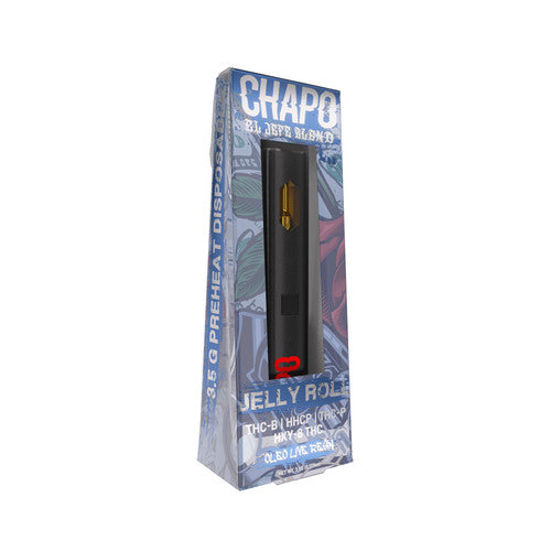 Chapo El Jefe Elend 3.5g Live Resin THC-B & HHC-P & THC-P & HXY-8 Disposable Vape 1ct - Premium  from H&S WHOLESALE - Just $18.00! Shop now at H&S WHOLESALE